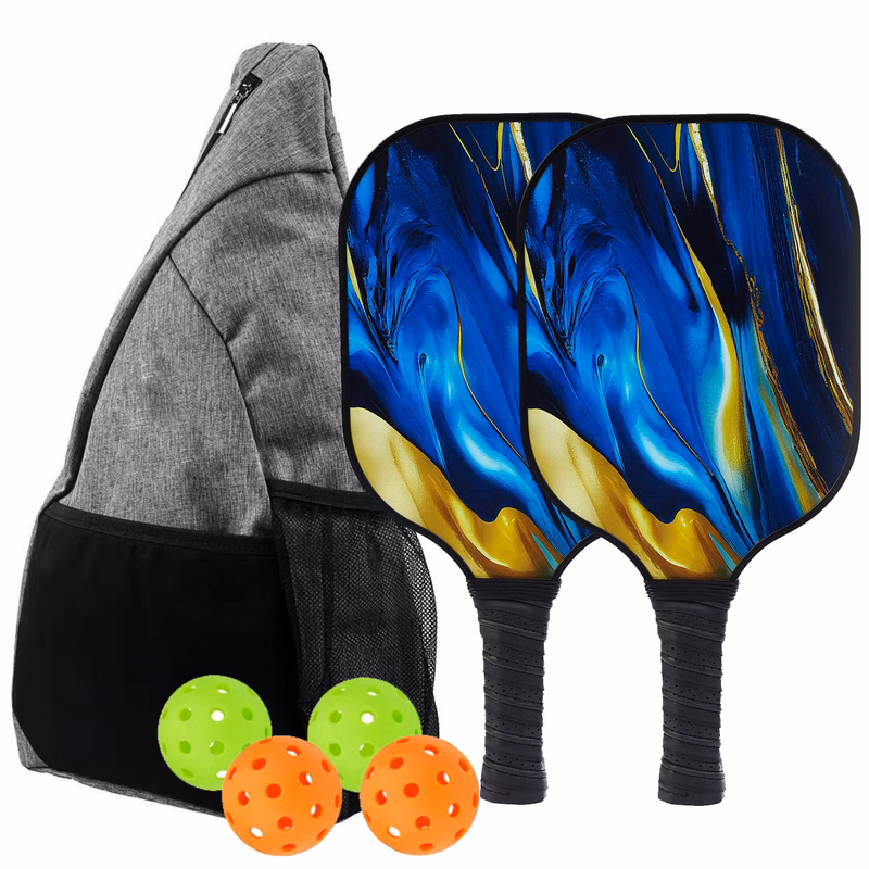 Fiberglass Pickleball Racket & Ball Set w/ Backpack