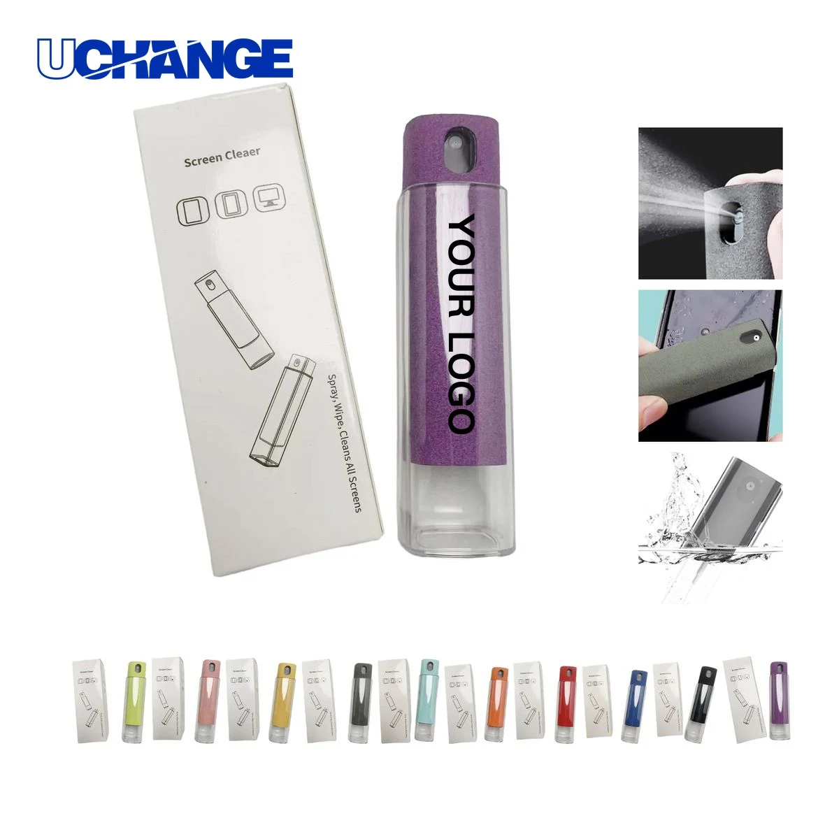 Screen Sanitizer Spray ABS with Full Color Imprint 1