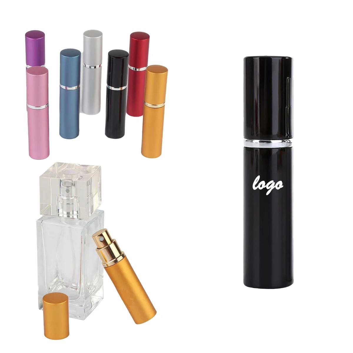 Portable 5ml Aluminium Refillable Perfume Atomizer 1