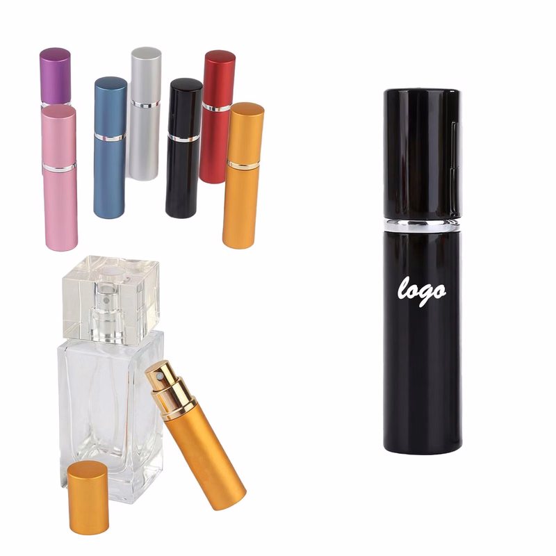 Portable 5ml Aluminium Refillable Perfume Atomizer