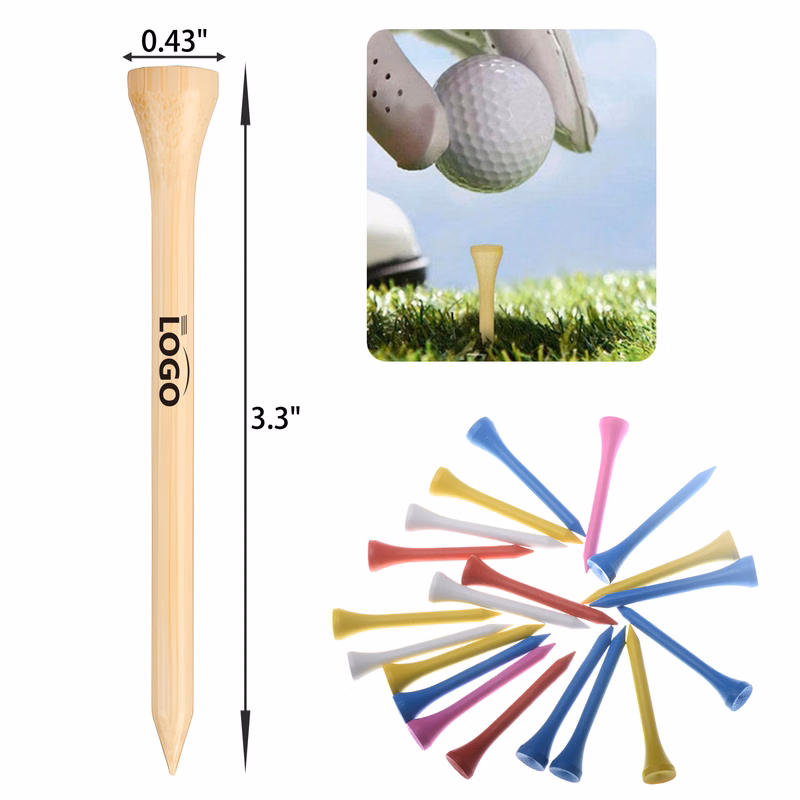MOQ 50 PCS Traditional Golf Tee With Wooden Tee