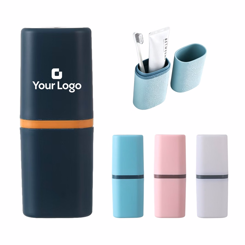 Travel Toothbrush Cup Portable Holder Toothpaste Case Dorm