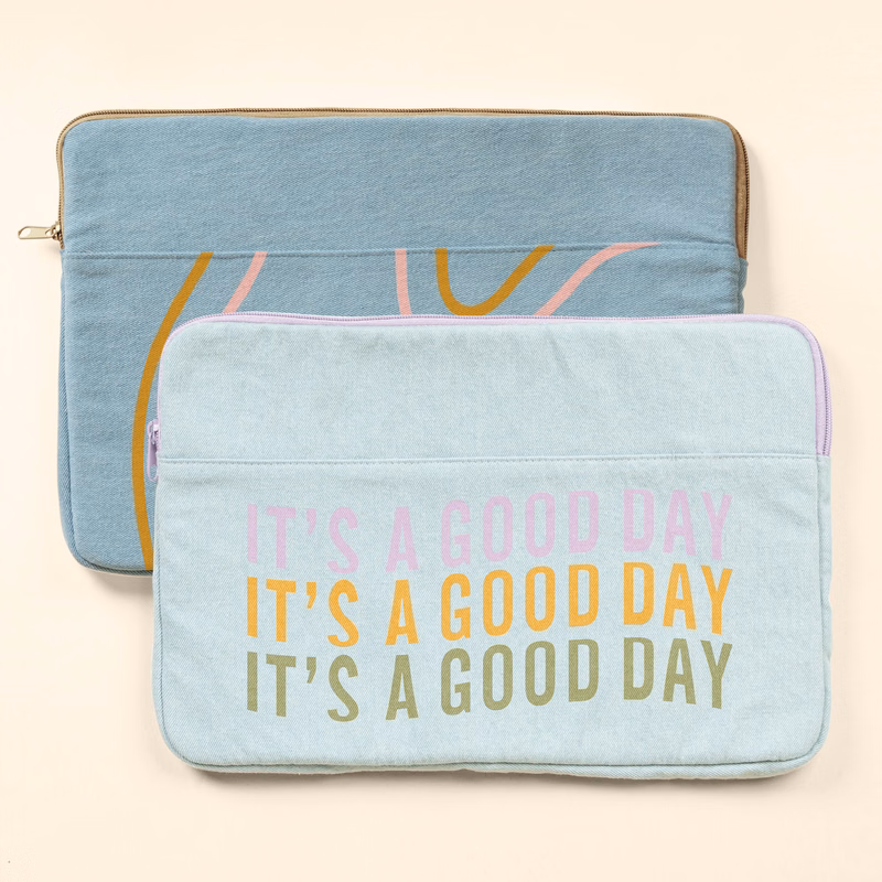 CONTINUED LAPTOP SLEEVES - DENIM - LARGE 15"