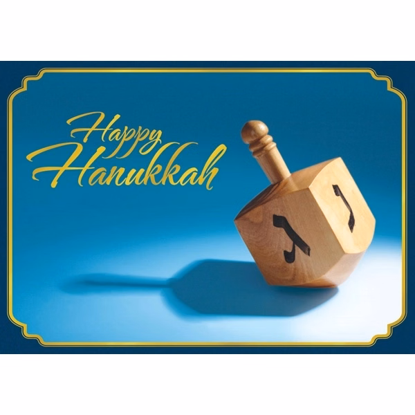 Dreidel Hanukkah Cards