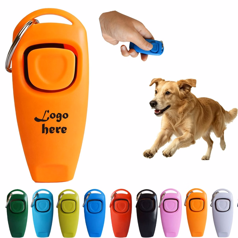 2-in-1 Dog Training Clicker Whistle Combo