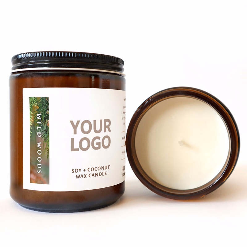 8 oz Hand-Poured Wild Woods Candles