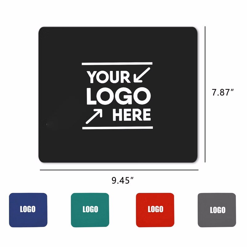 Rubber Non-Slip Mouse Pad With Lock Edge