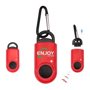 Portable Safety Alarm With Carabiner And 120DB Panic Sound 1