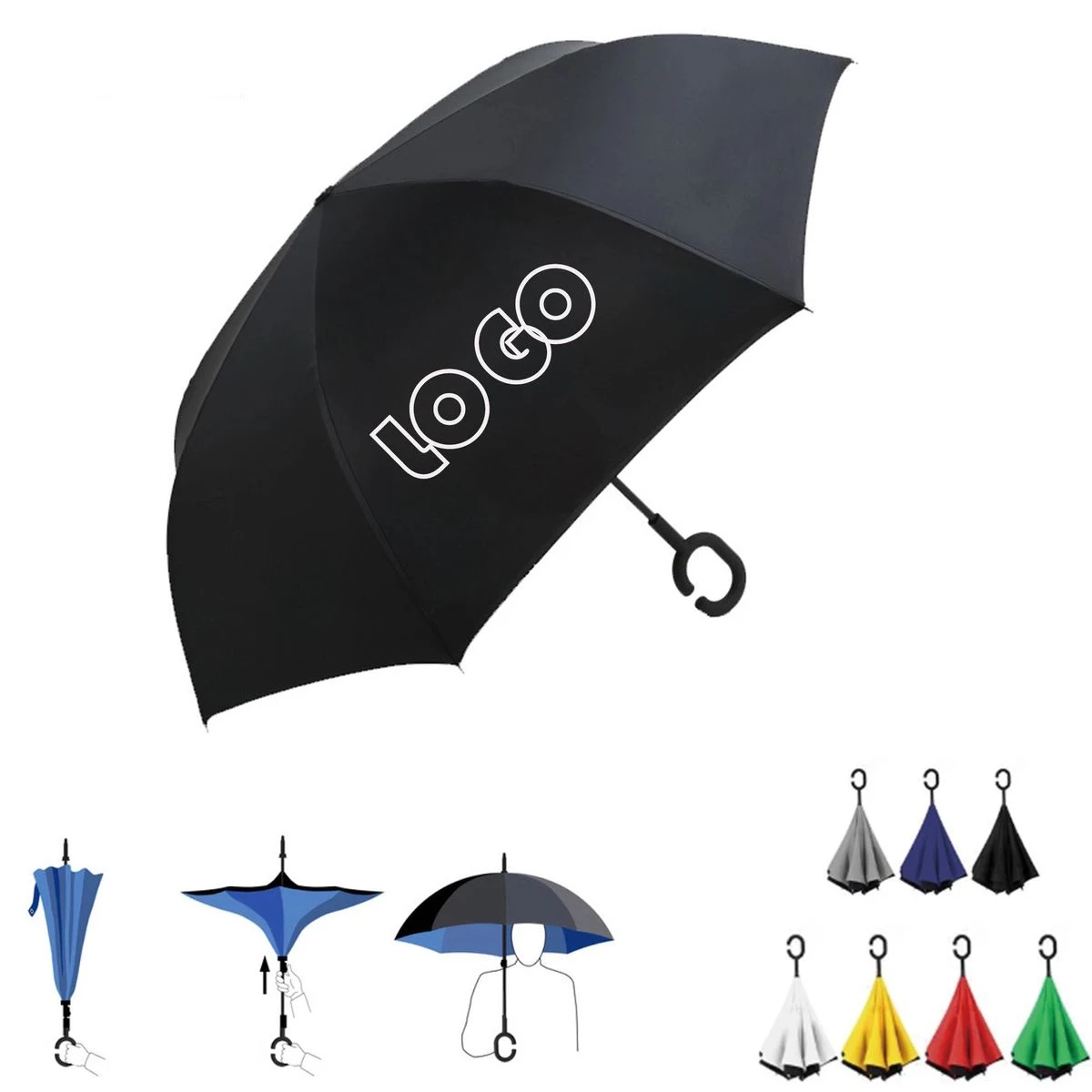 Inverted Umbrella Reverse Closing MOQ 10 PCS 1