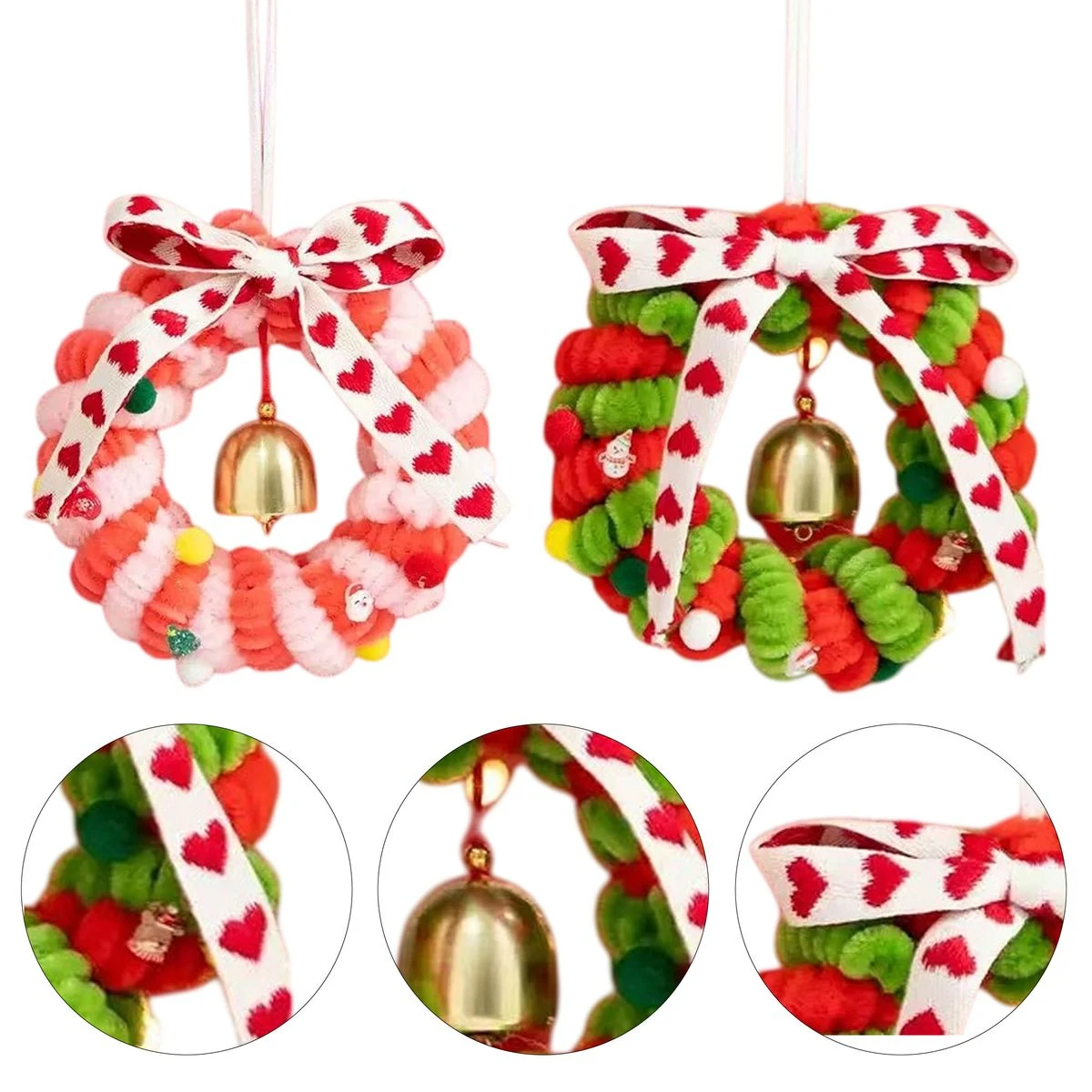 Fuzzy Christmas Ornament 1