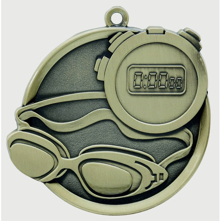 Swimming Mega Medal, 2-1/4"