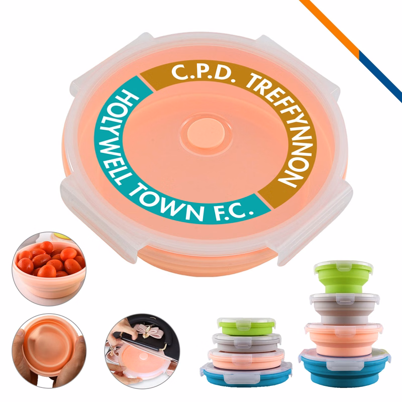 Round Collapsible Lunch Box
