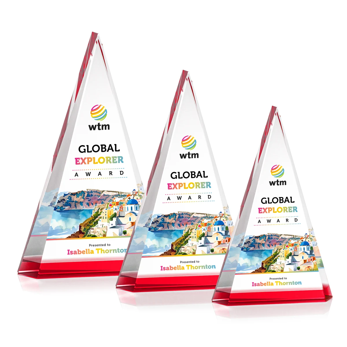 Helston VividPrint™ Award - Red 1