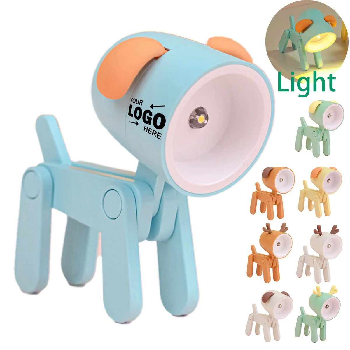 Cute Puppy LED Bedroom Night Light 1