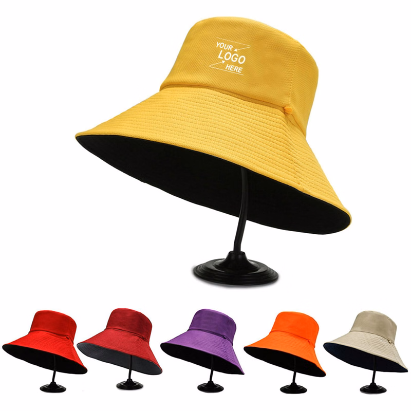 Adult's Oversized Unisex Cotton Bucket Hat