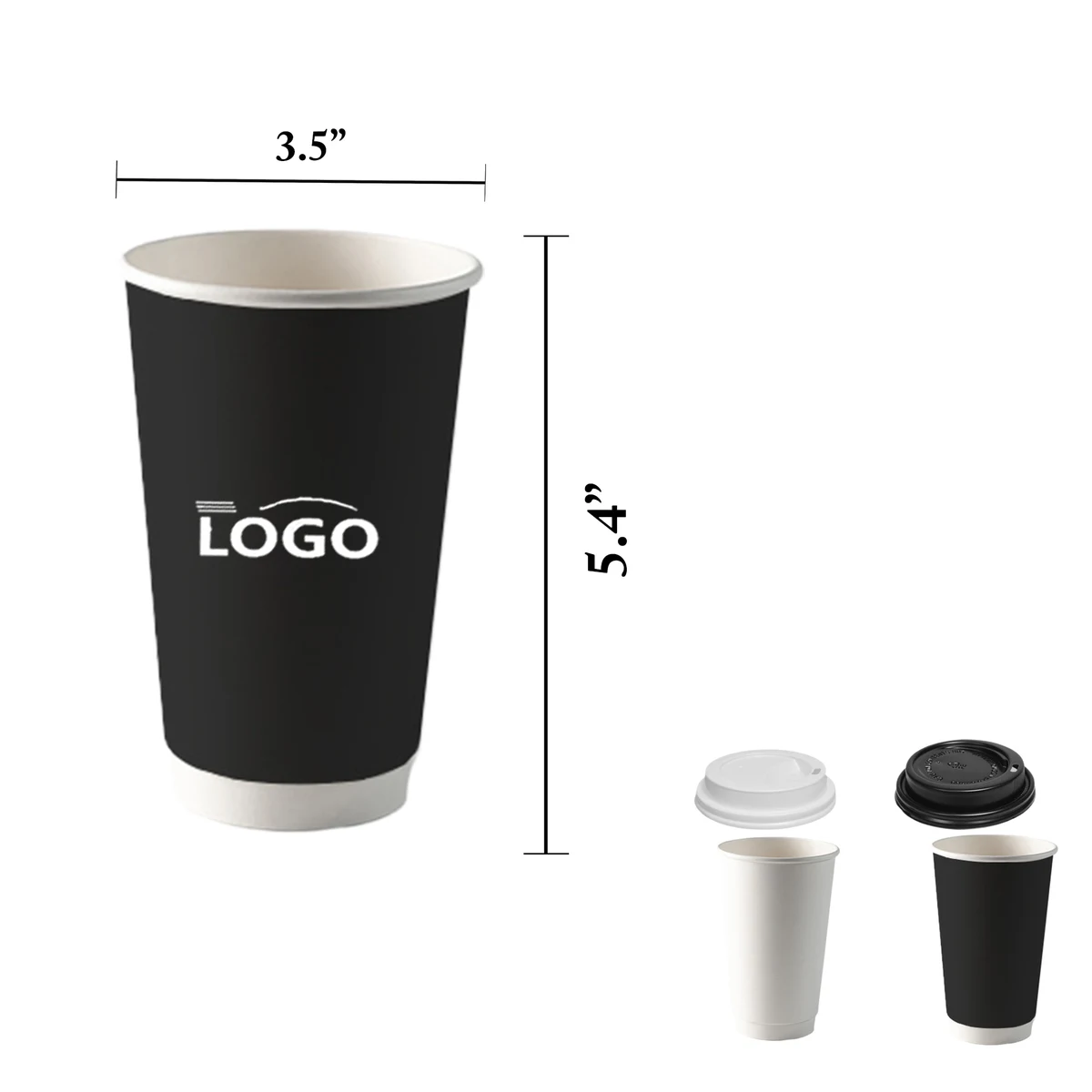 Insulated Thick Double Layer Coffee Cups 1
