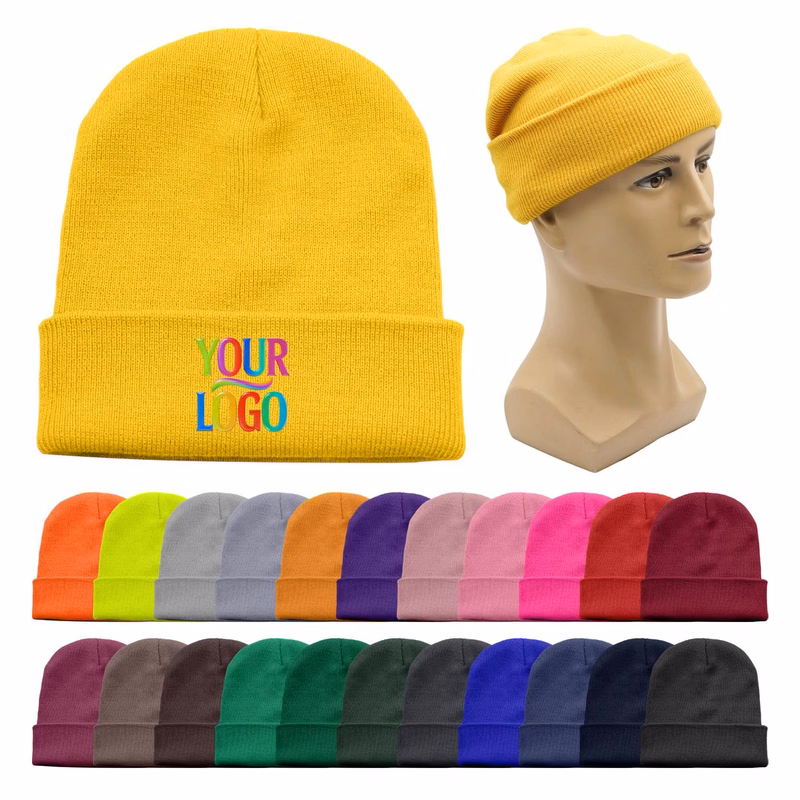 Cuffed Knit Warm Winter Beanie Hat