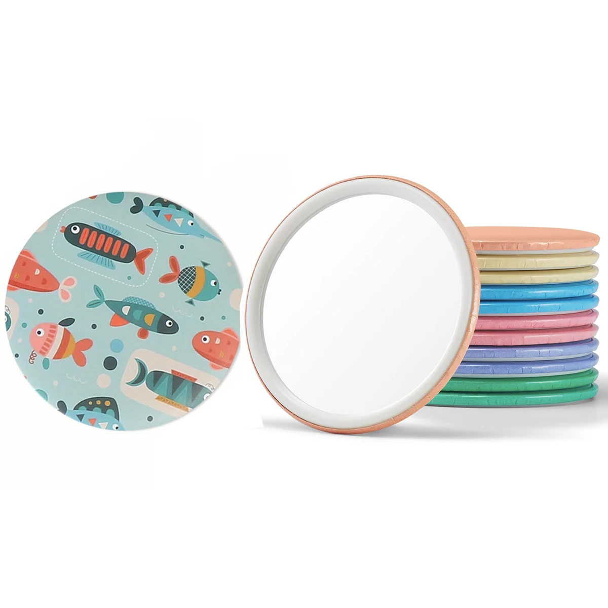 Portable Makeup Mirror 100pcs 1