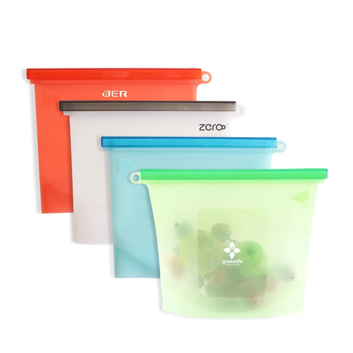Silicone Reusable Storage Pouch - 500ML 1