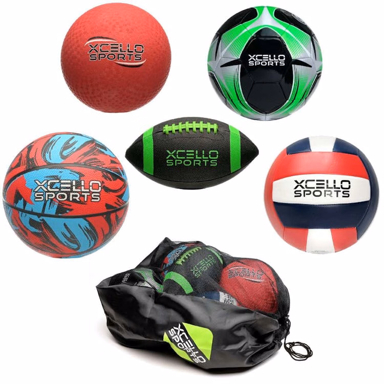 Multi-Sport 5-Ball Sets - Bold Colors