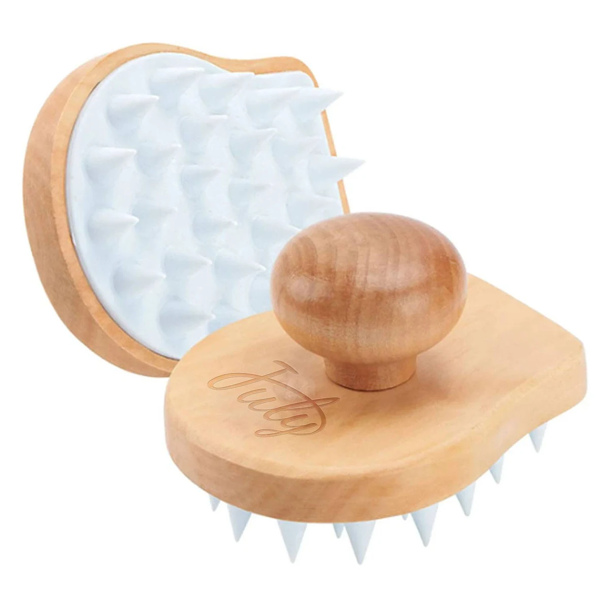 Wooden Scalp Massager Shampoo Brush 1