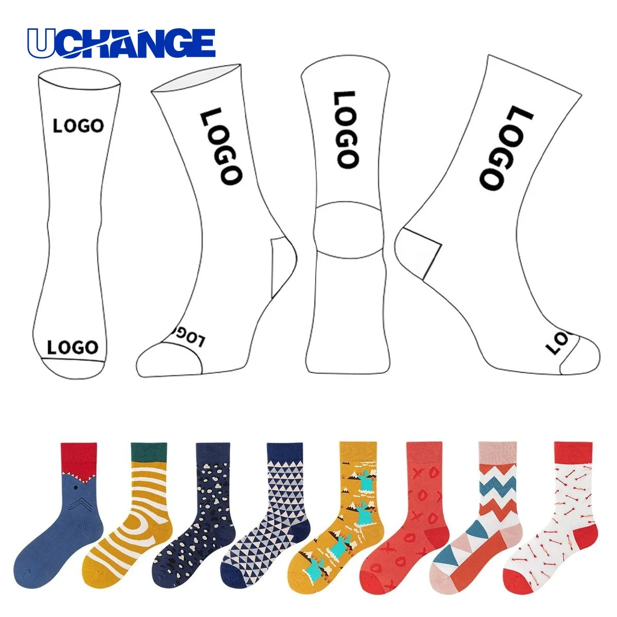 Moisture-Wicking Crew Socks 1