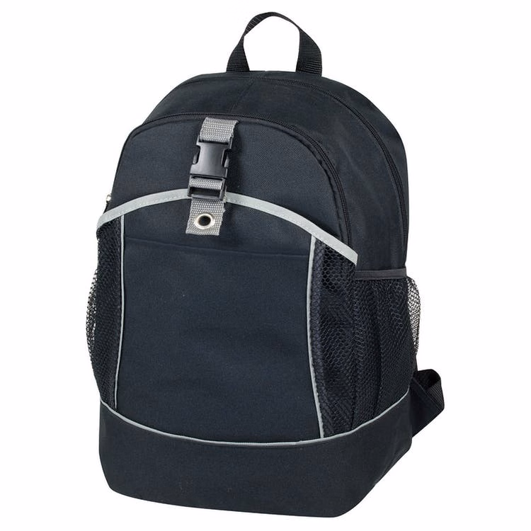 17" Classic Backpacks - Black Side Mesh Pockets