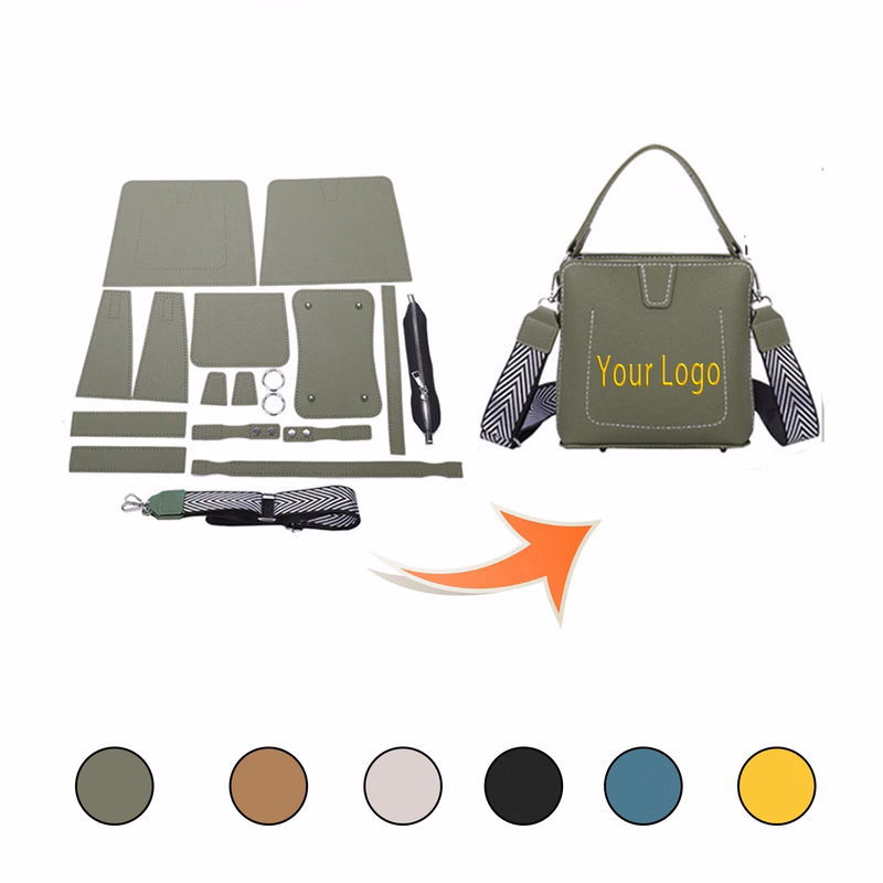 DIY PU Leather Shoulder Bag Making Set