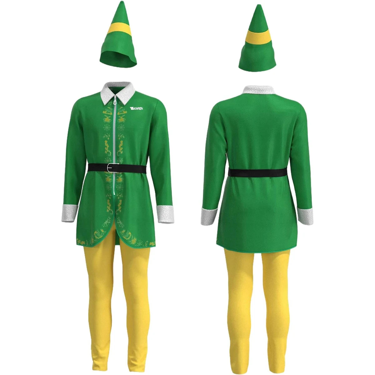 Christmas Elf Performance Costume Set 1