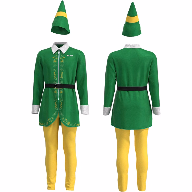 Christmas Elf Performance Costume Set