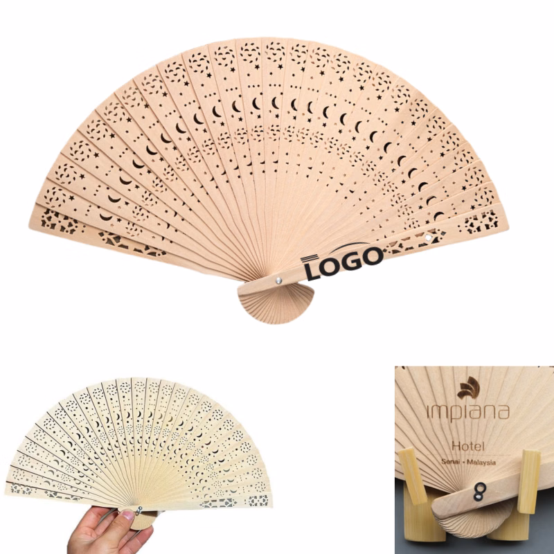 Personalized Carving Summer Folding Hand Fan