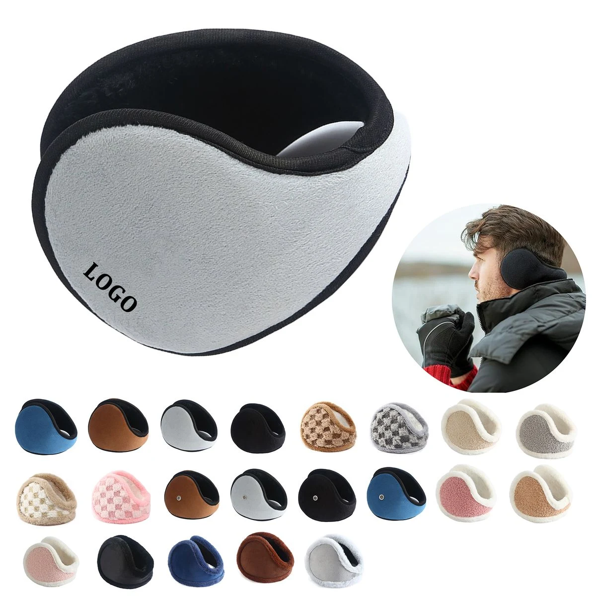 Winter behind the head design Ear Warmer 1