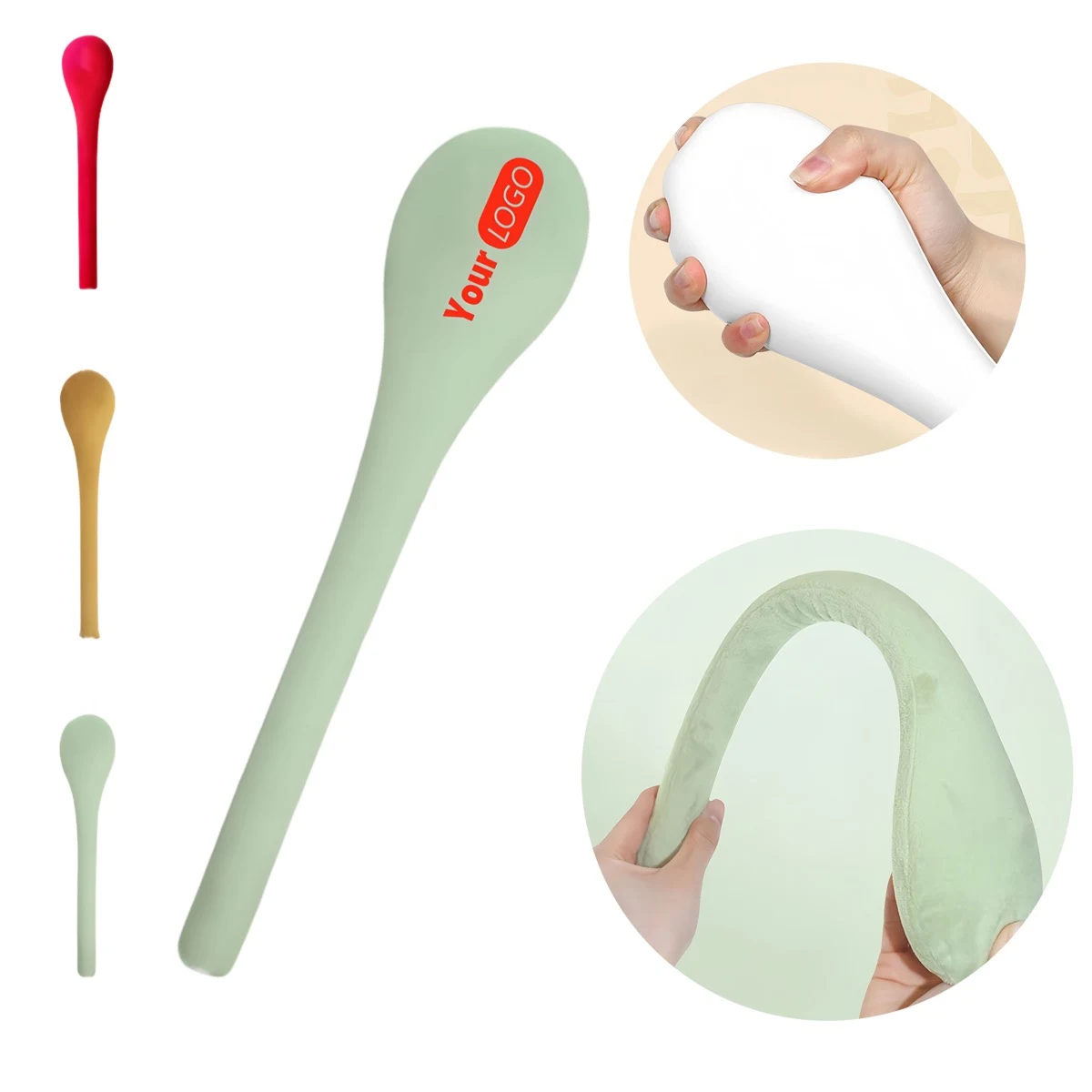 Multifunctional TPU Solid Color Massage Hammer 1