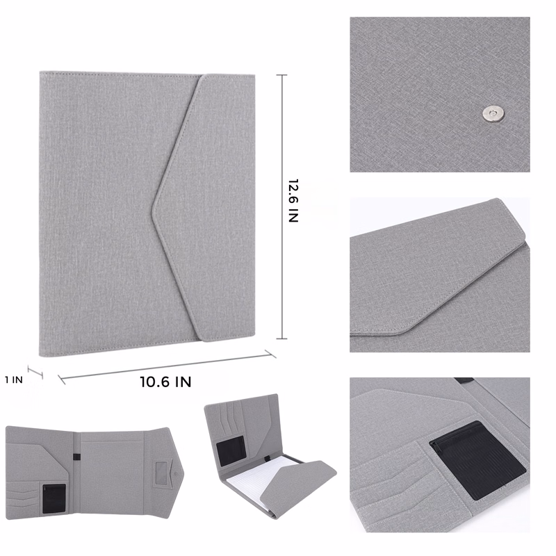 MOQ 10 PCS Functional Textured Document Bag
