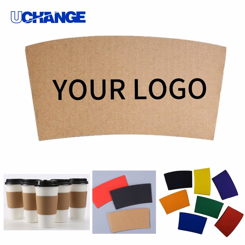 Corrugated Paper Cup Sleeve Holder for 12oz and 16oz Cups