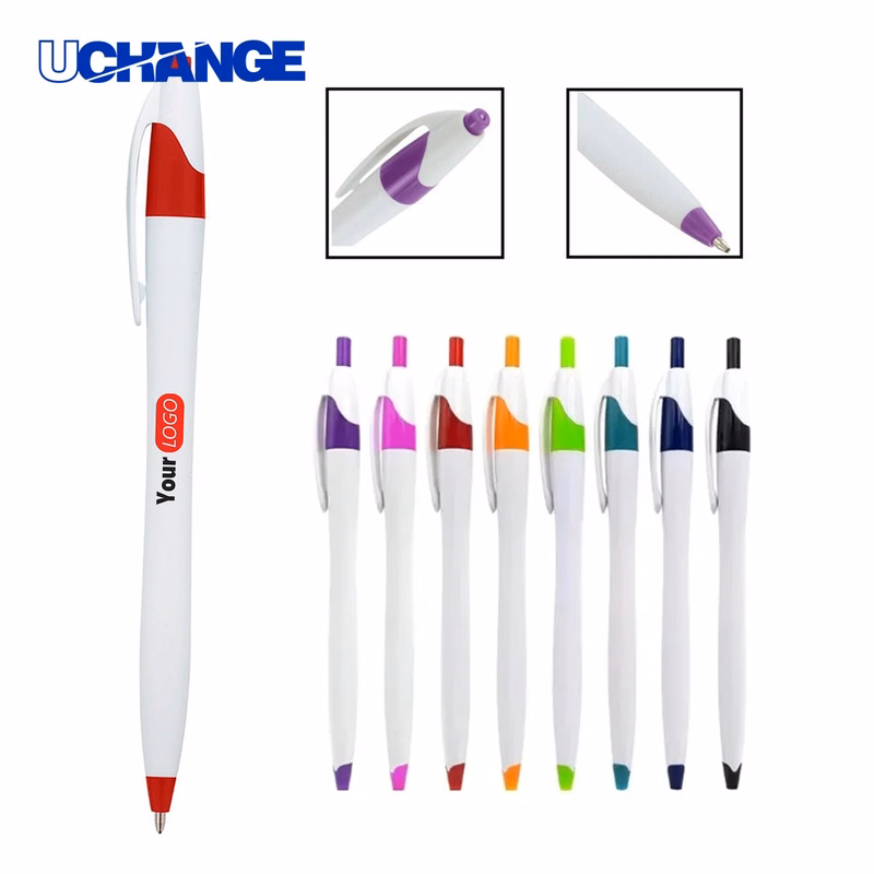 Plastic Click Javelin Ballpoint Pen