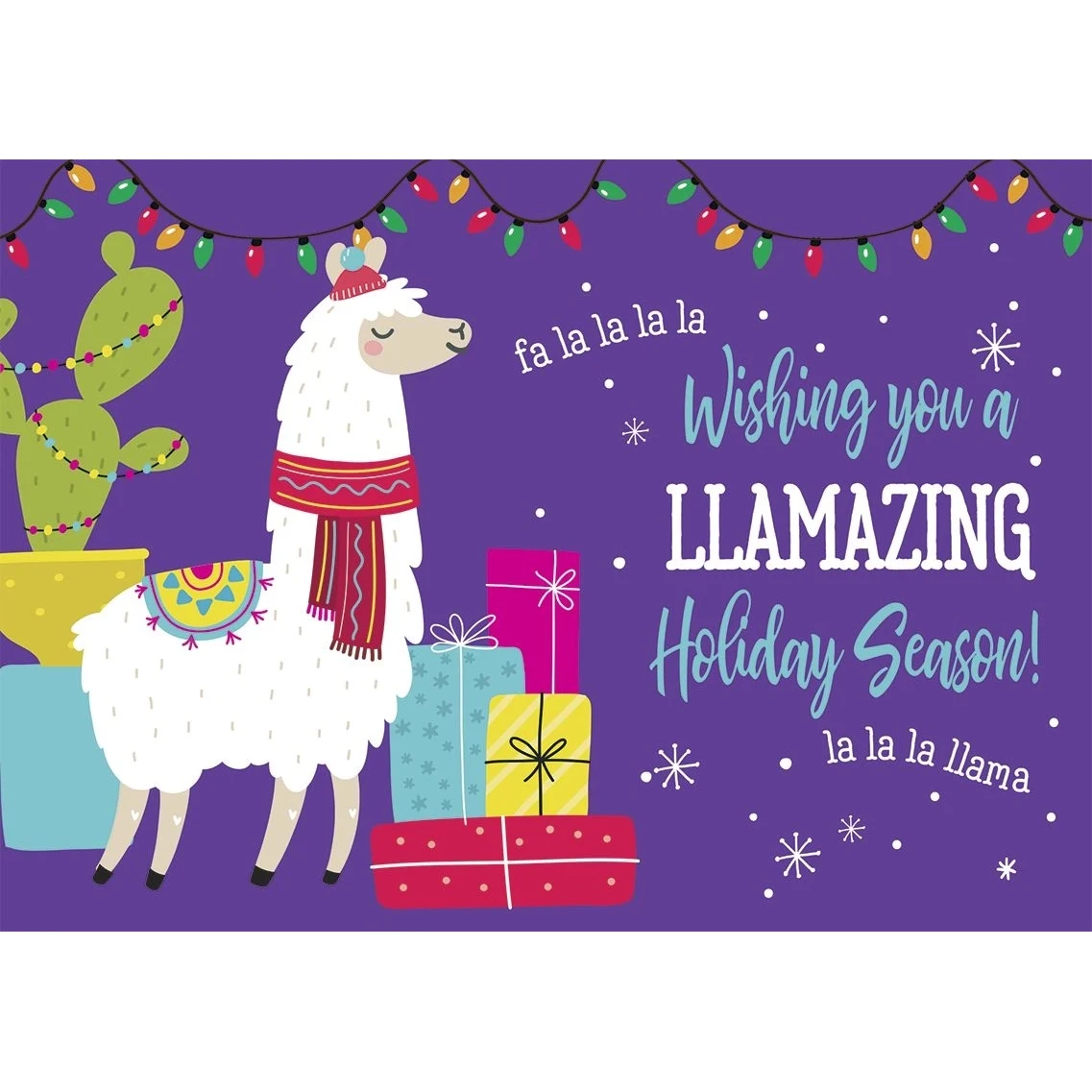 Llamazing Holiday Cards 1