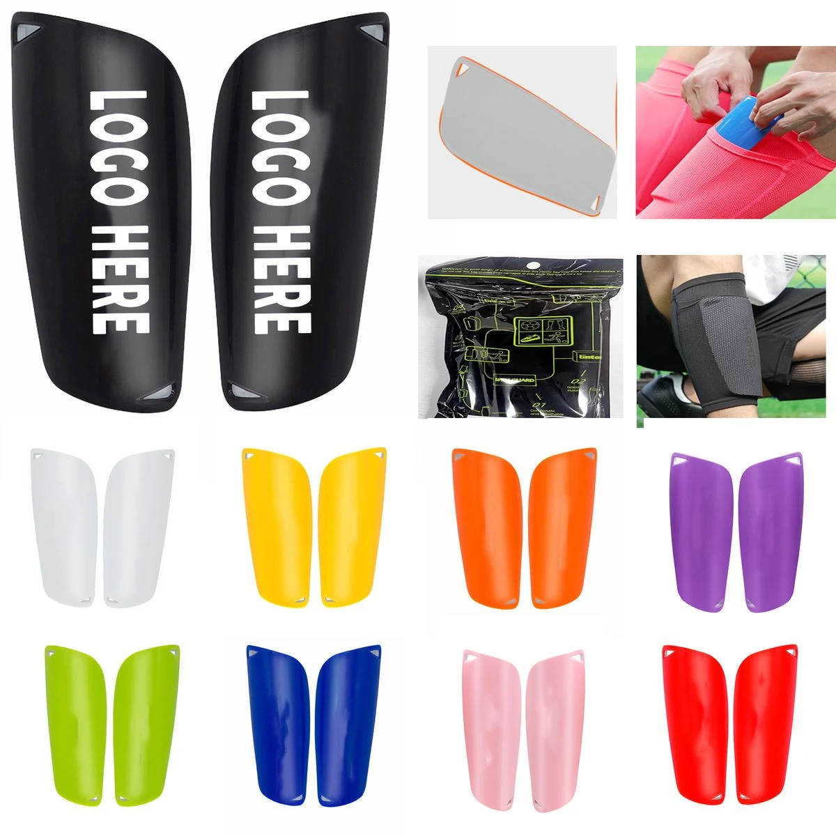 Lightweight Protective Soccer Shin Guards for Adults 1
