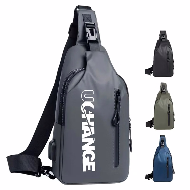Anti-Theft Sleek Crossbody Sling Bag With USB Charging Port