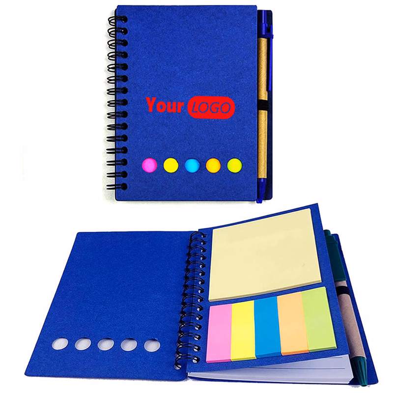 Spiral Notebook Notepad With Pen