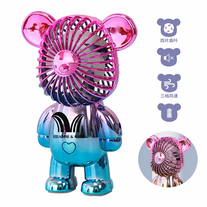 Cartoon Mini Violent Bear Small Fan