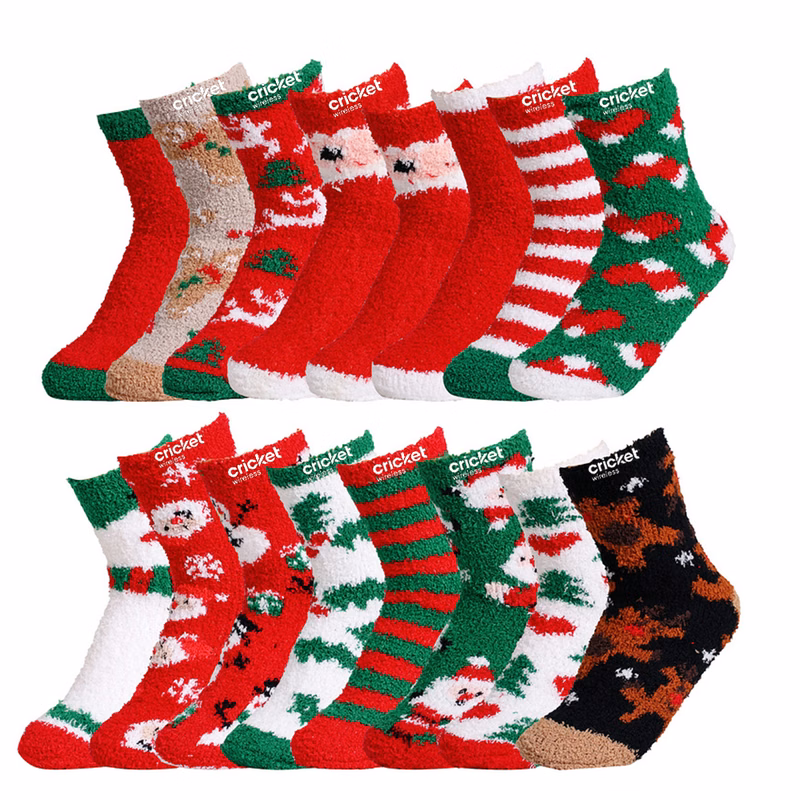 Fluffy Christmas Sock