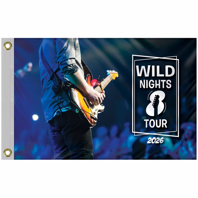 2' x 3' Promotional Polyester Single Reverse Flag