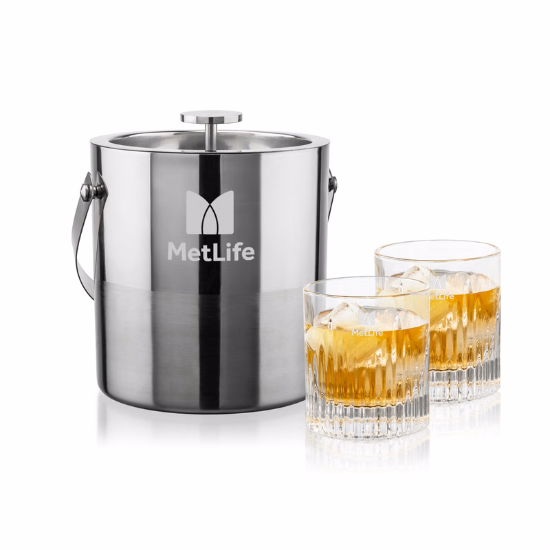 Catania Ice Bucket & Caldari On-the-Rocks Set