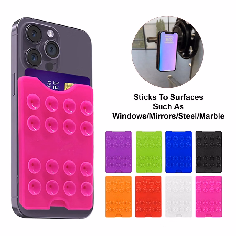 Cell Phone Wallet with Suction Cup