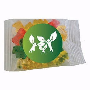 Custom Hand Out Packet of Gummy Bears