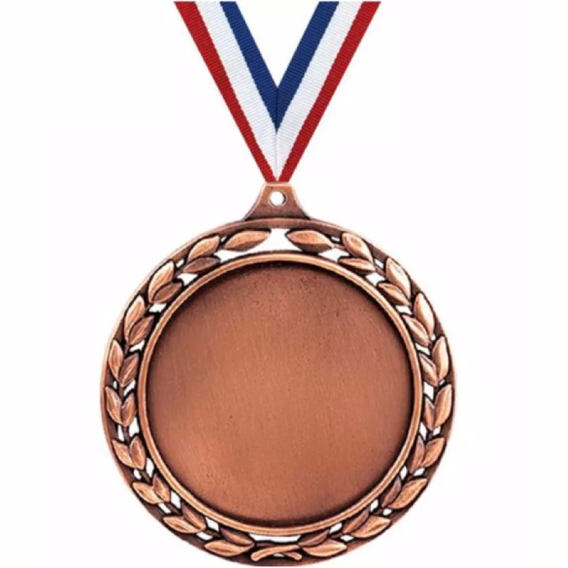 Customized Shiny Bronze Plated Solid Iron Medal