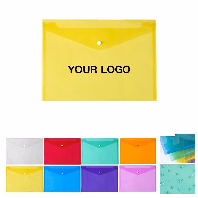 Waterproof Polyester File Folder with Snap Closure