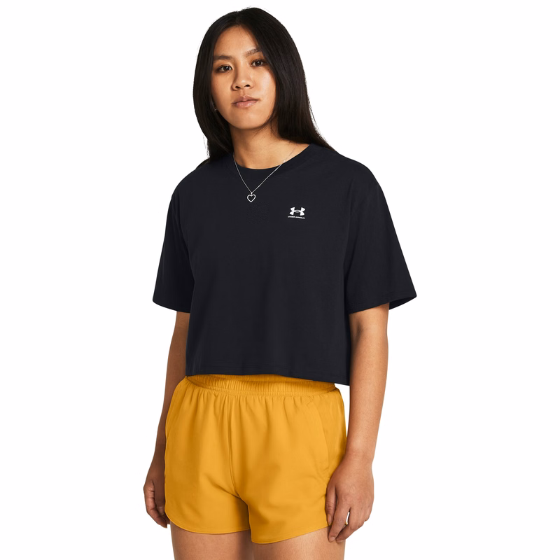 UA Boxy Crop Logo Women's Short Sleeve