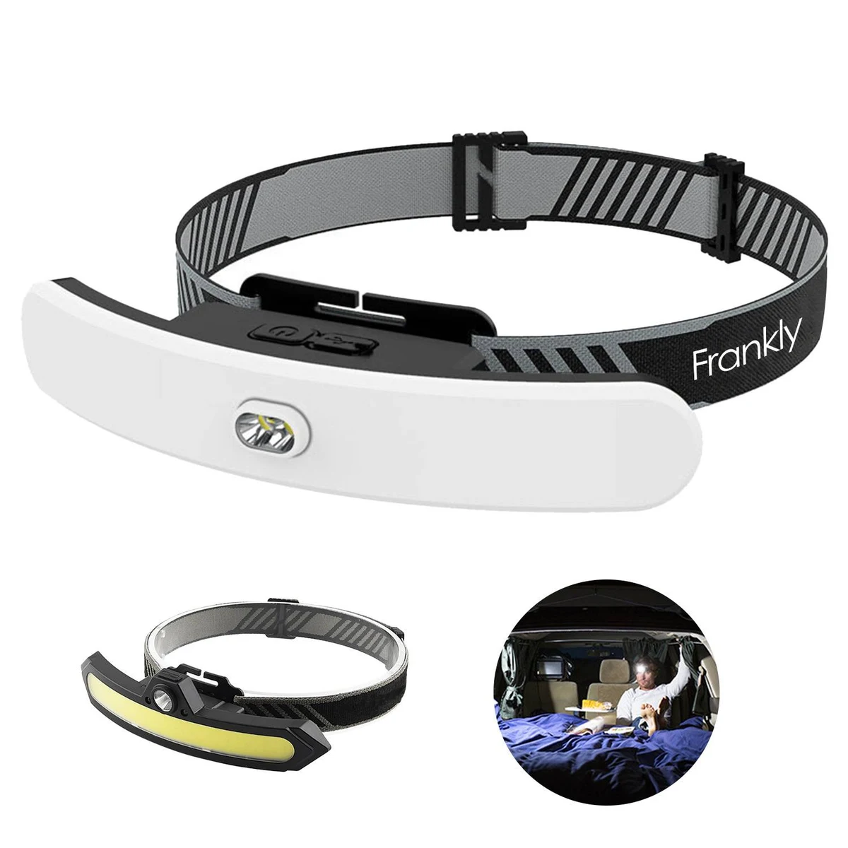 Rechargeable LED All Perspectives Induction Headlamp 1